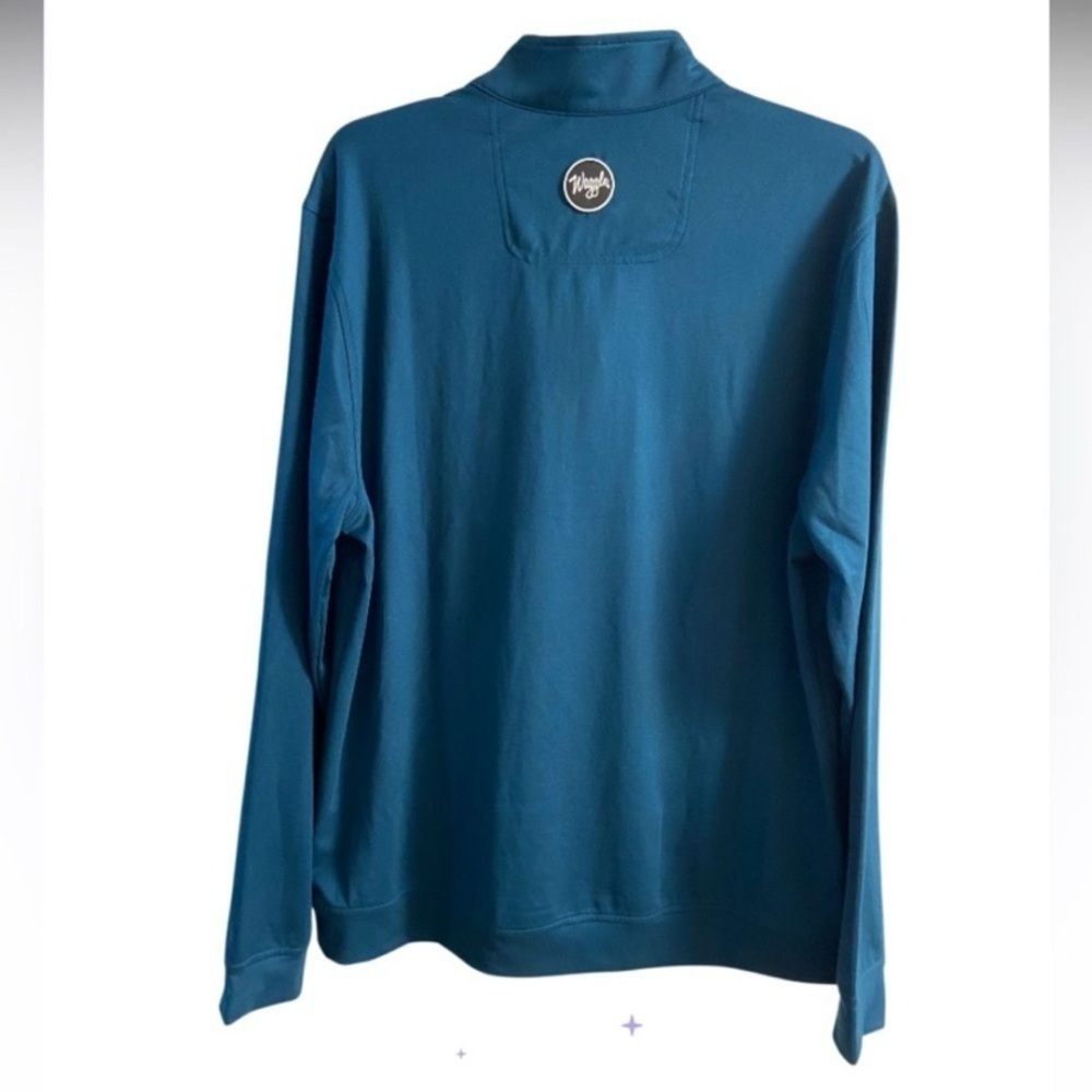 Waggle Men's Navy Quarter-Zip Pullover golf Large NWT - Picture 3 of 7